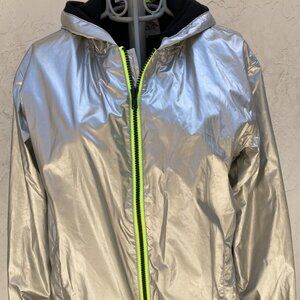 Silver Astronaut Jacket with Hood